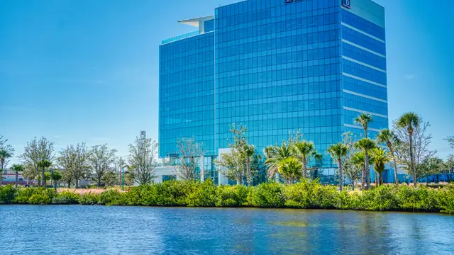 Office building by the water in Daytona Beach
