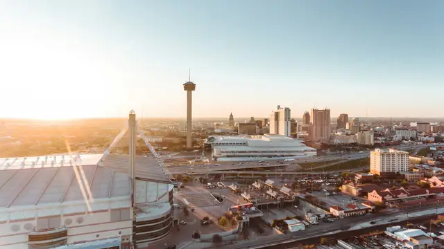 Downtown San Antonio with the Tower of the Americas