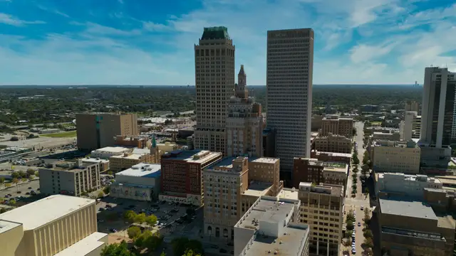 Downtown Tulsa from above