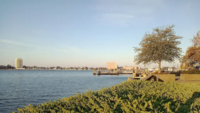 The Norfolk waterfront on the Elizabeth River