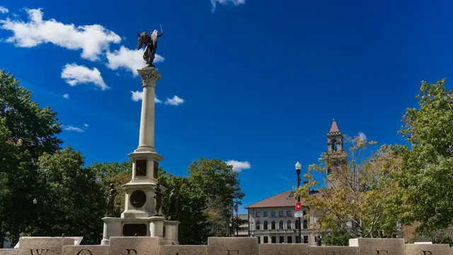 Worcester monument on the city common