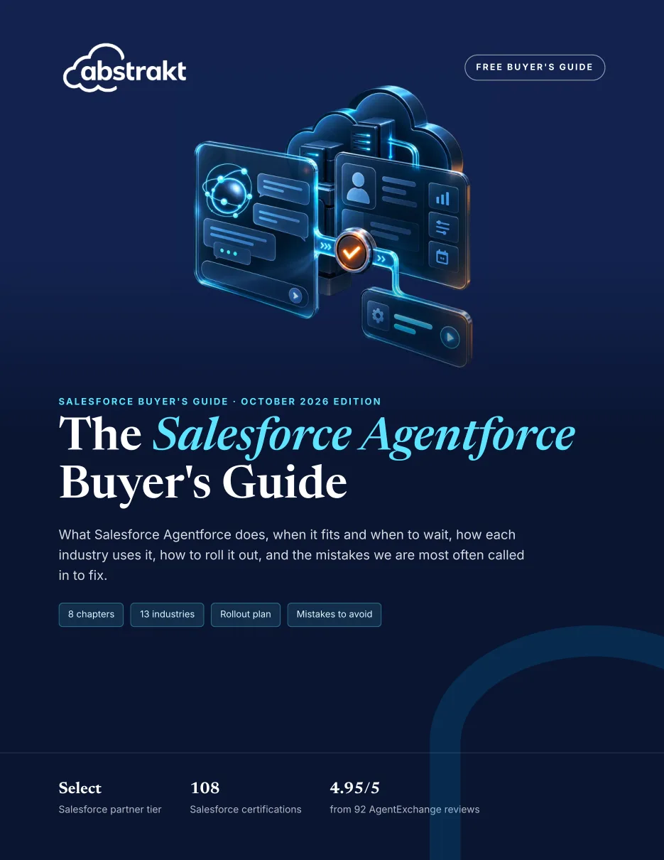 Cover of The Salesforce Agentforce Buyer's Guide