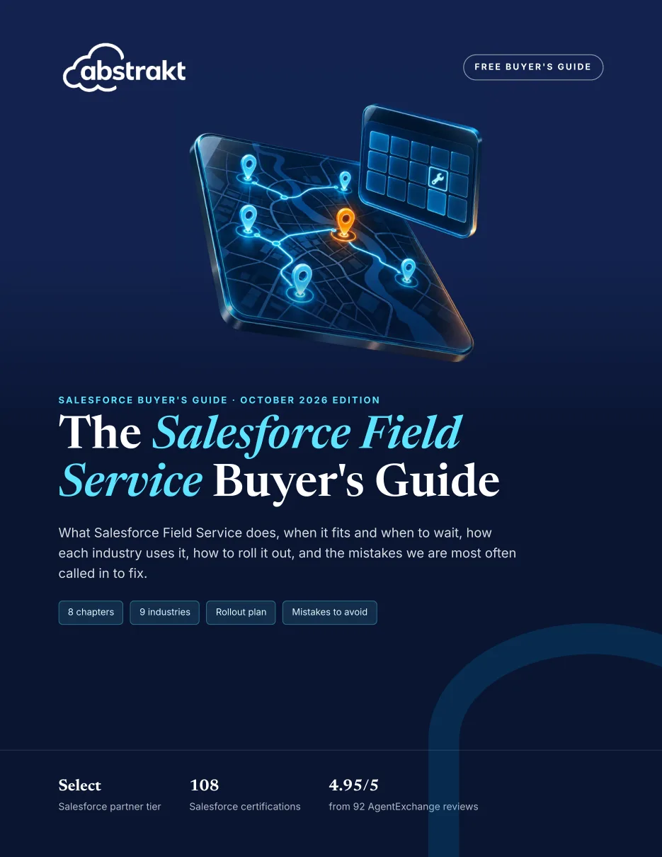 Cover of The Salesforce Field Service Buyer's Guide